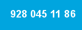 928 045 11 86